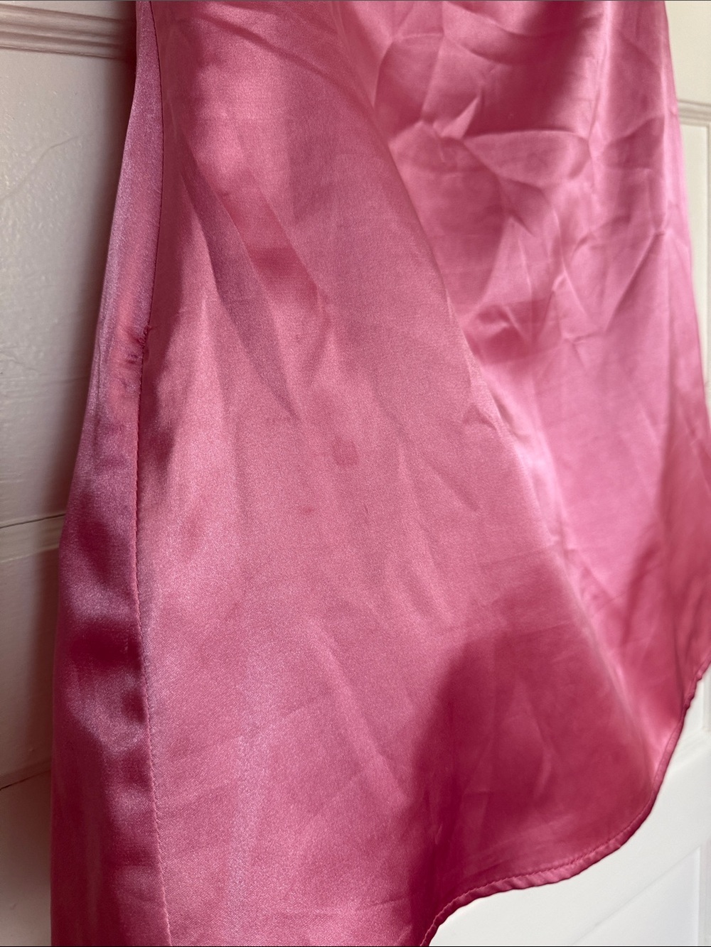 Princess Polly Shaya Strapless Pink Satin A-Line Mini Dress With Bow Back Sz 4 - Picture 7 of 13